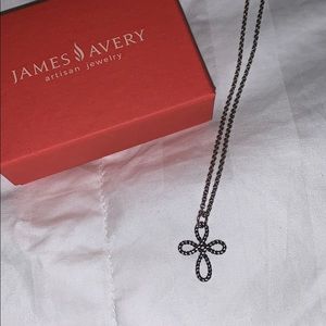 Twisted Wire Cross charm *includes chain*